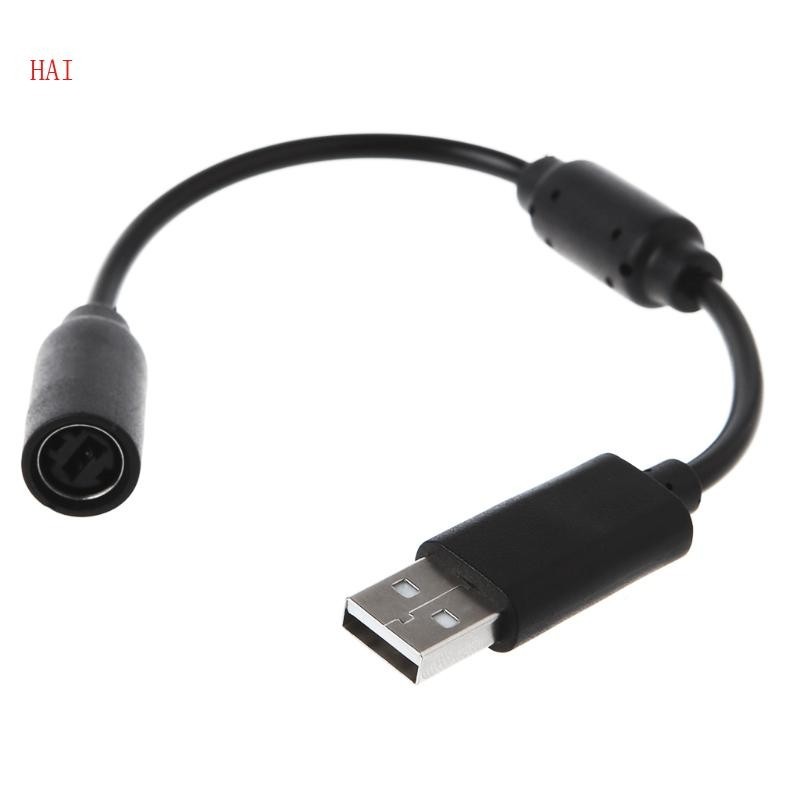 Hai สําหรับ Xbox 360 แบบมีสาย Controller Gamepad USB Breakaway Extension Cable to PC Converter Adapter สายไฟ PC g