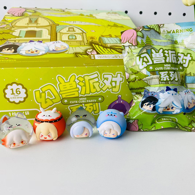 Ys สุ ่ ม One Genshin Impact กล ่ องตาบอดของขวัญสําหรับสาวเครื ่ องประดับคอลเลกชัน Zhongli Hutao Ganyu Mini ตัวเลขของเล ่ น - รูปที่ 6