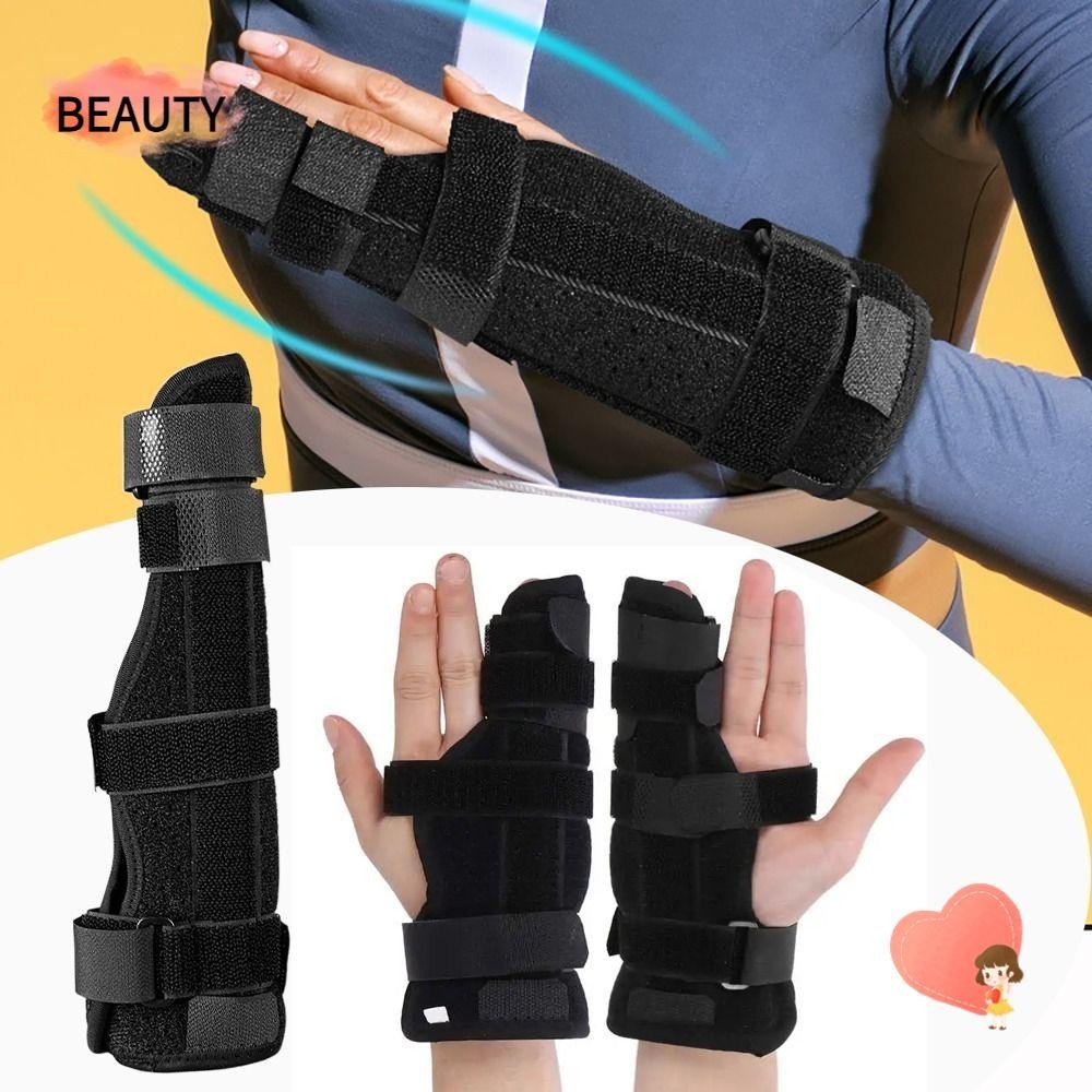 Beauty Metacarpal Splint Brace, รองรับ Fixed Finger Brace, Fracture Splint Protector ทันที Relie Finger Splint Left/Right Hand