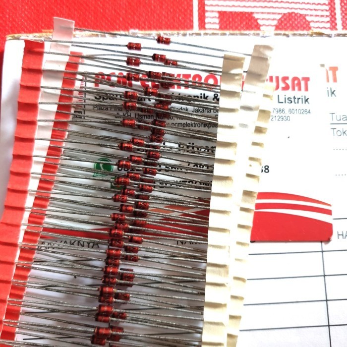 100 ชิ้น Zener Diode 1 W 27 โวลต์พลาสติก -OP35