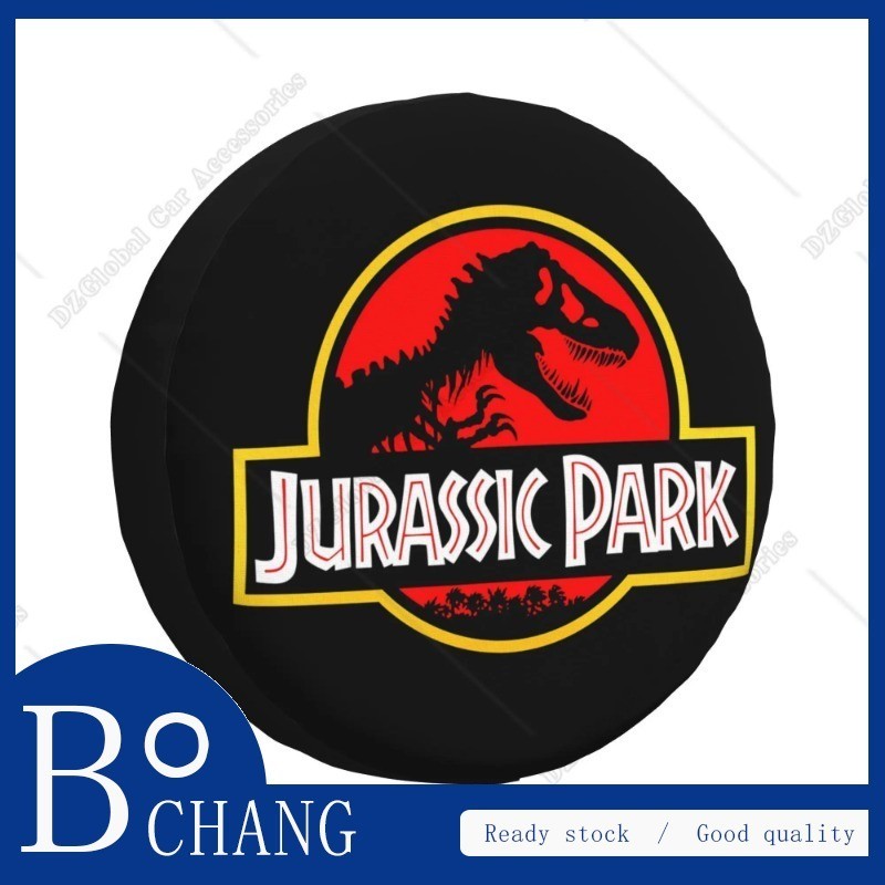Jurassic Park อะไหล่ยางสําหรับ Jeep Mitsubishi Pajero Sci Fi ไดโนเสาร์รถป้องกันล้ออุปกรณ์เสริม 14 15 16 17 นิ้ว