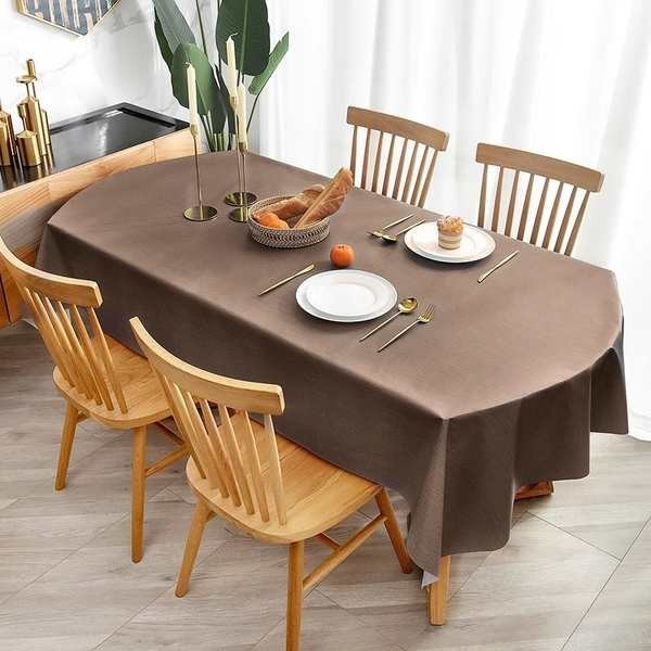 ผ้าปูโต๊ะ ผ้าปูโต๊ะกันน้ำ ผ้าปูโต๊ะสีทึบนอร์ดิก, กันน้ํา, น้ําร้อนลวก, กันน้ํามัน, ไม่ต้องซัก, โต๊ะกาแฟ, ผ้าปูโต๊ะรูปไข่ยาว, เสื่อโต๊ะพลาสติกสีแดงตาข่ายพีวีซี
