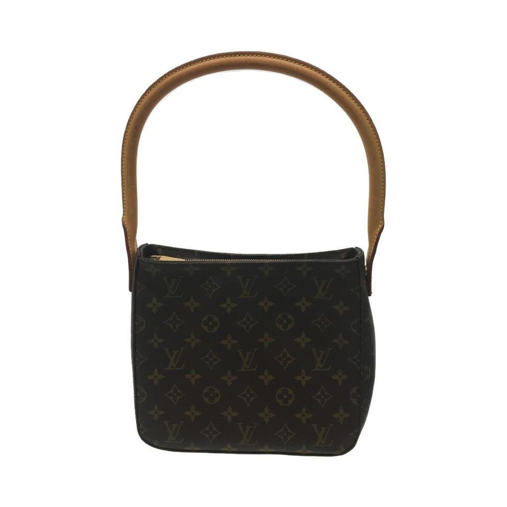 LOUIS VUITTON Tote Bag Monogram Looping MM M51146 Brown Direct from Japan Secondhand
