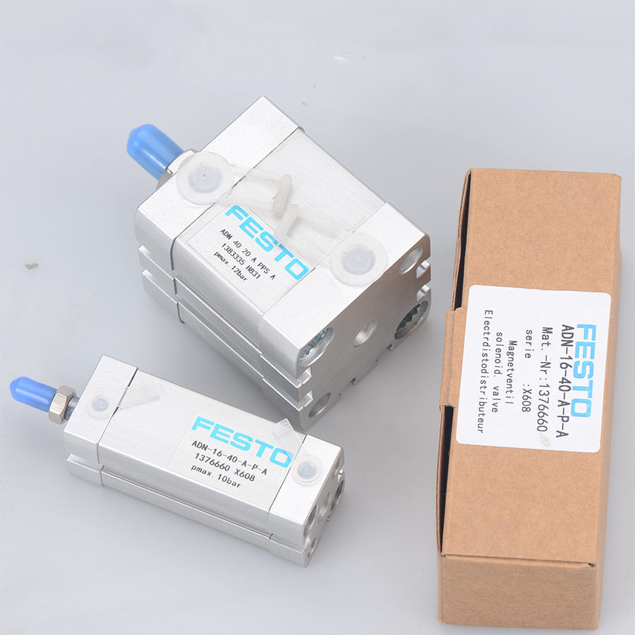 FESTO กระบอกขนาดกะทัดรัด ADN12/16/20-10-15-16-20-25-30-40-50-60-IA-PA
