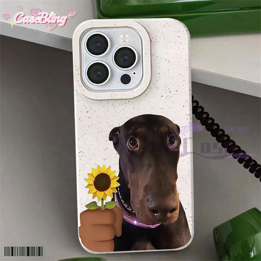 CaseBling ตลก Doggy Soft กรณีโทรศัพท์มือถือ Infinix 8 7 Pro Hot 40i 30i 30 Play20 Note 30VIP Tecno 1