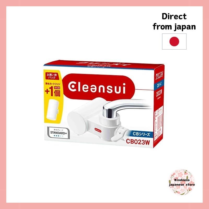 【Direct from japan 】 Cleansui Water Purifier Faucet Direct Connection Type CB Series Compact Model Cartridge with 2 Pieces CB023W-WT