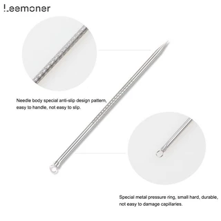 Lemon ไม้กดสิว ที่กดสิว เหล็กกดสิว เจาะหัวสิว โลหะอย่างดี 8cm-LN