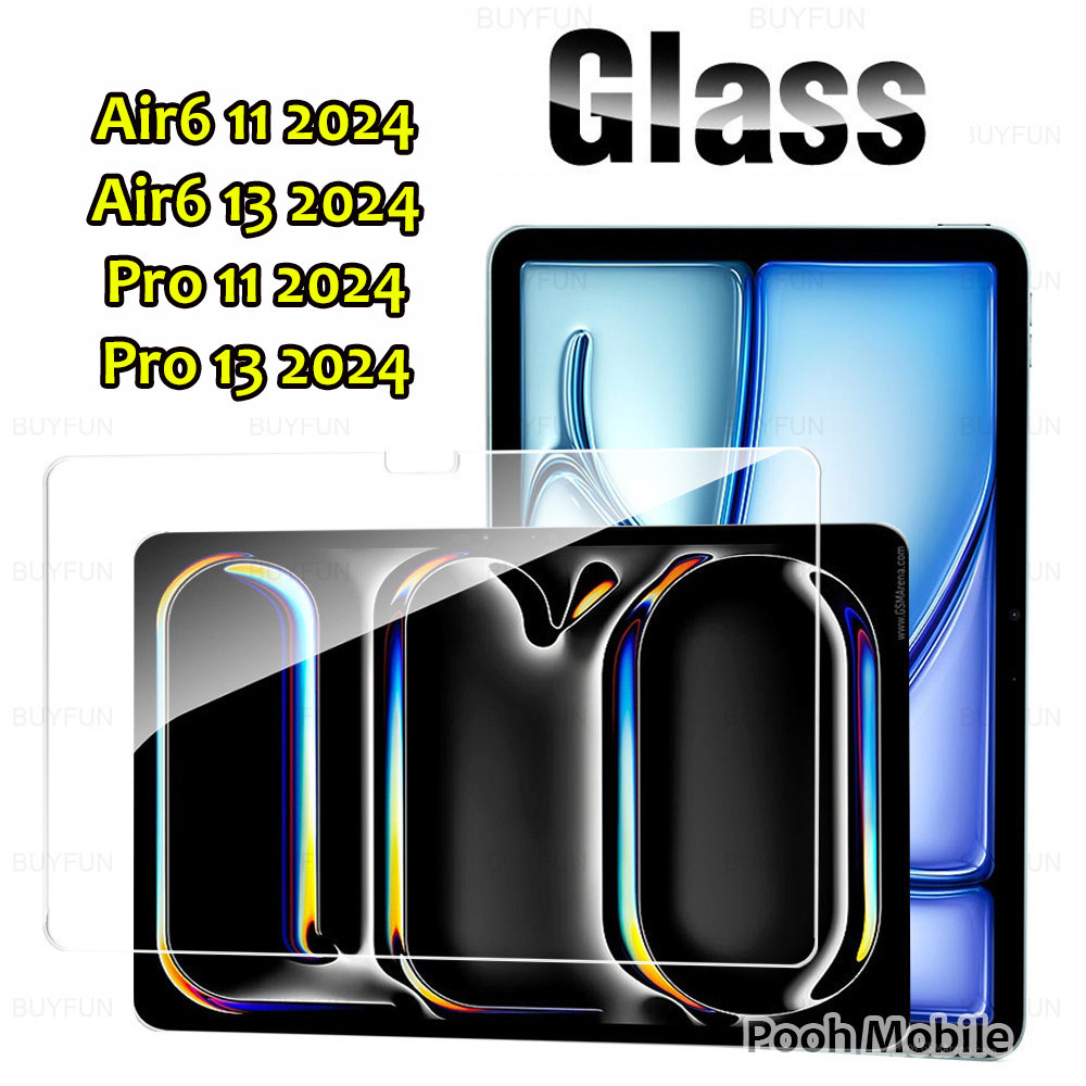 ฟิล์มกระจก สำหรับ iPad Air6 11 2024 / Air6 13 / Pro11 2024/ M4 Pro13 Air 6 Pro 11 13 ปี 2024 พร้อมส่ง 005
