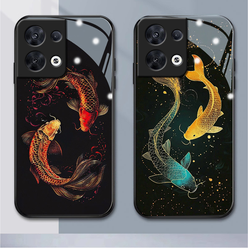 Koi oppo reno แก้วเคสโทรศัพท์ reno8 5G reno3 4G reno5F 4f 4z 2f 2z 3pro reno4 4pro 5 5 5pro 5z 6 6z 