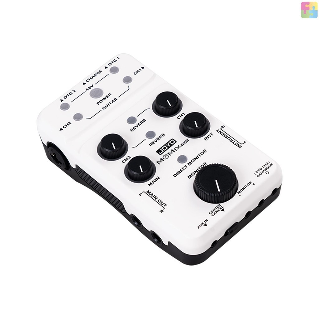 [nice ] Joyo MOMIX PRO Audio Mixer Type-C โทรศัพท ์ ขับเคลื ่ อน Plug and Play USB Audio Interface สเตอริโอ XLR + 48V Phantom Power Mixer สําหรับ