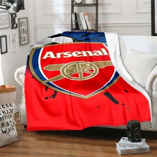 ผ้าห่มสโมสรฟุตบอลอาร์เซนอล ผ้าห่มไมโครฟลีซนุ่มพิเศษ เตียงตุ๊…