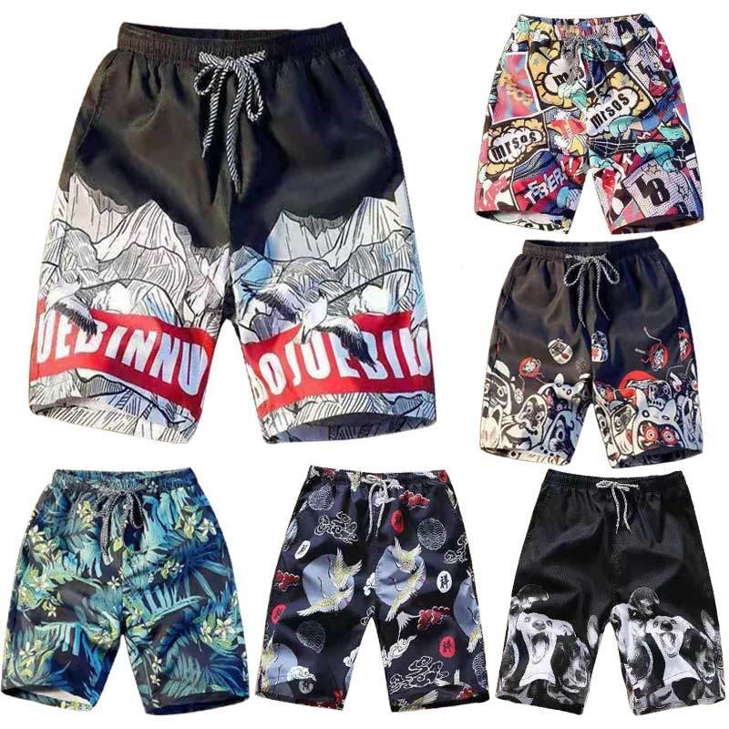【ส่งไวจากไทย】กางเกงขาสั้นลำลอง พิมพ์ลาย สำหรับผู้ชาย ขนาดใหญ่ สวมใส่สบาย