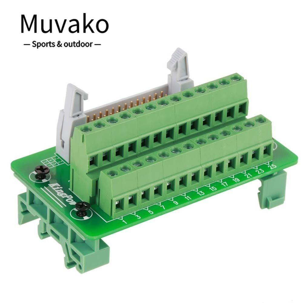 Muvako ชาย Connector , IDC26P PLC Interface Terminal Block Adapter , ทนทาน 26Pin Terminal Board