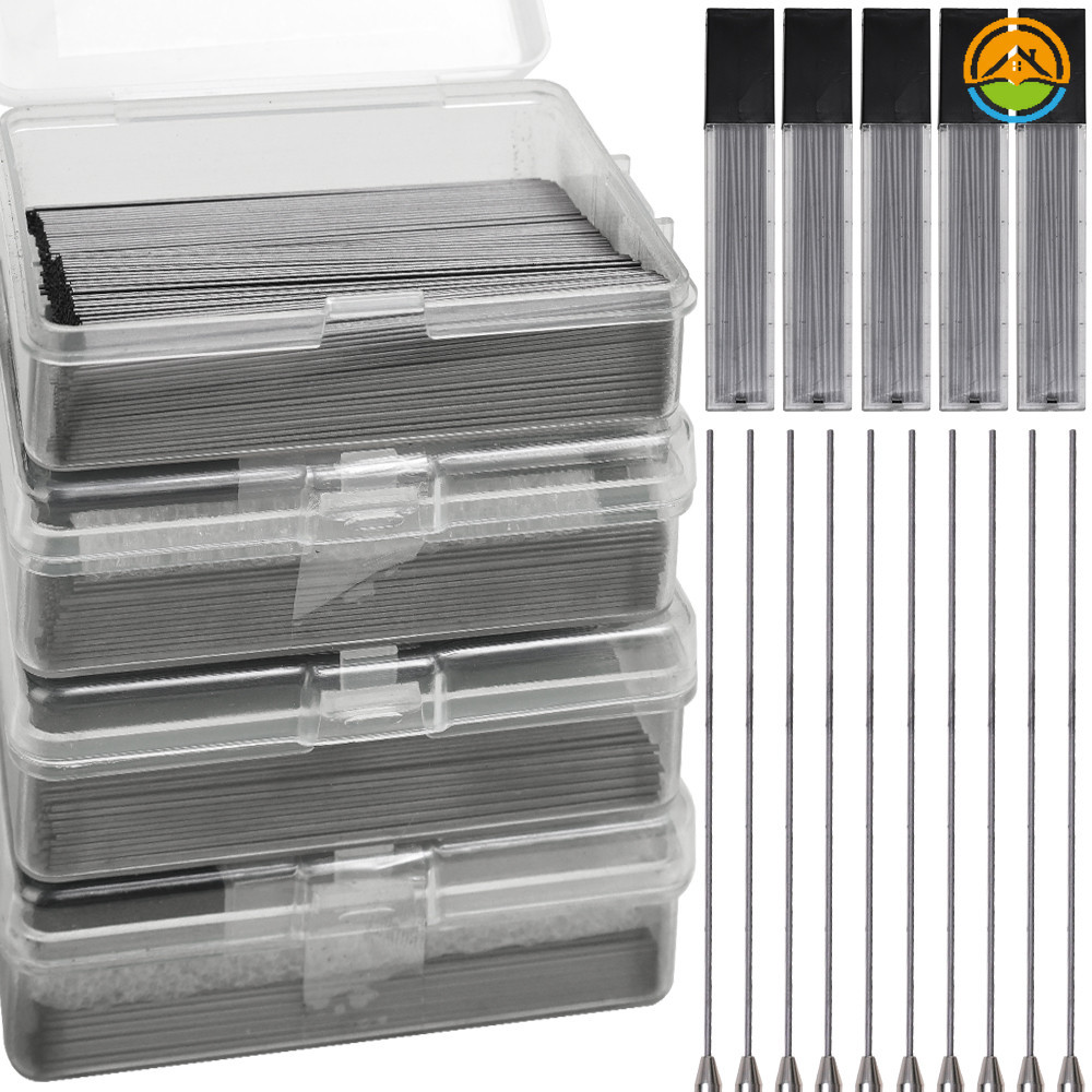 1000 ชิ้น Erasable เครื่องเขียนนักเรียนเปลี่ยนได้ 2B ไส้ดินสออัตโนมัติ - เครื่องมือเขียนตะกั่วดินสอกดสีดําละเอียดพิเศษ