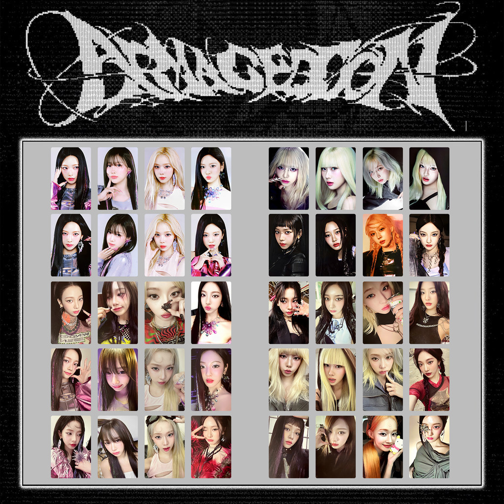 Kpop Aespa Regular Series Armageddon Pop-up Store การ ์ ดสุ ่ มการ ์ ดขนาดเล ็ ก