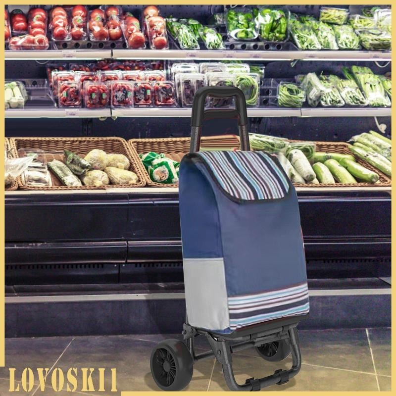 [Lovoski1 ] Shopping Large Trolley Bag for Utility Cart Grocery Shopping Cart