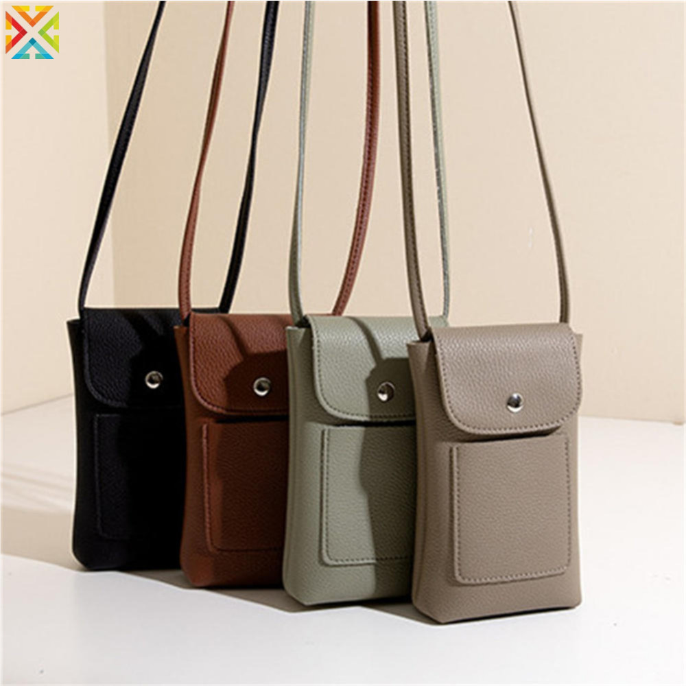 ปรับสายคล ้ องไหล ่ หนังนุ ่ ม Cross-body กระเป ๋ าโทรศัพท ์ มือถือผู ้ หญิง 2024 ใหม ่ Mini Bag