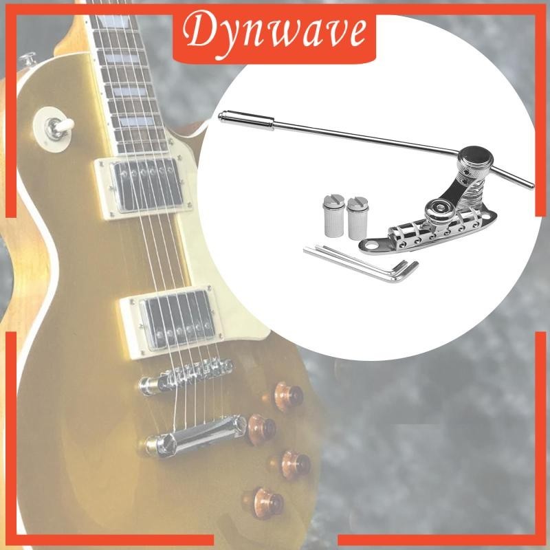 [Dynwave ] กีตาร ์ Tremolo Bridge, Metal Tailpiece, Tremolo Electric Guitar Bridge, สําหรับเปลี ่ ยน - รูปที่ 4