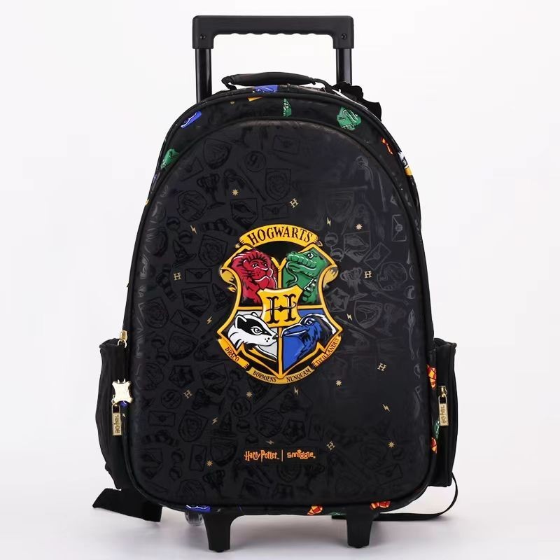 ออสเตรเลีย smiggle Black Hard Shell Cool Harry Potter Trolley กระเป ๋ านักเรียน