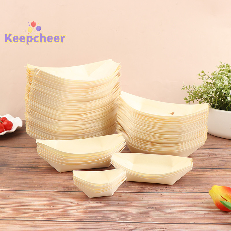[ Keepcheer ] อุปกรณ ์ จัดงานแต ่ งงานที ่ บ ้ านซูชิสลัดชามขนมหวานไม ้ สนชามเสิร ์ ฟ [ ใหม ่ ]