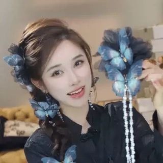 Super Fairy สมาร์ทผีเสื้อพู่คว้าคลิป Classy Gauze กิ๊บติดผมหญิงกลับหัวขนาดใหญ่ผม Shark คลิปแฟชั่น Hairpin Classy All-Match อุปกรณ์เสริมผม Who