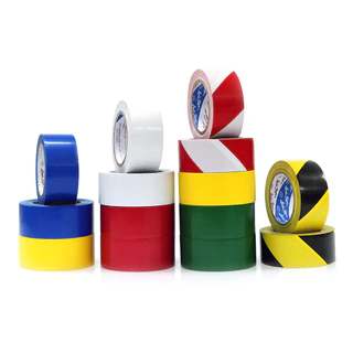 **1 ม้วน** เทปตีเส้นพื้น LOUIS TAPE ขนาด 2" x 33m เทปไวนิล PVC เทปตีเส้น