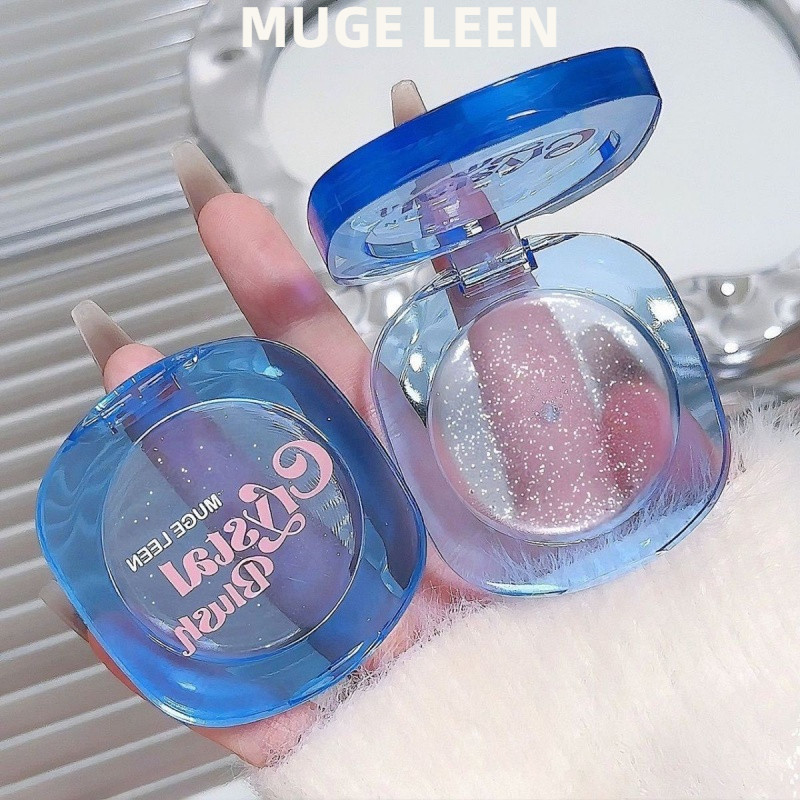 MUGE LEEN บลัชออนไวต่ออุณหภูมิ การเปลี่ยนสี โปร่งใส