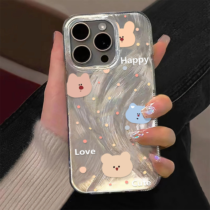 สนุกและน่ารักการ์ตูน Graffiti สําหรับ Apple 14 เคสโทรศัพท์ 13 ProMax ใหม่ 15 Pro Anti Drop 12 ผู้หญิง 11 ซิลิโคน 78plus Minimalist Xsmax แพคเกจเต็ม XR/X กรณี