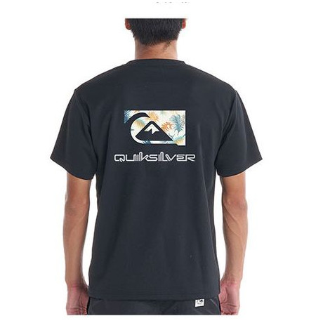 Quiksilver QUIK FLOWER เสื้อยืดลําลองผ้าฝ้ายพิมพ์ลายสําหรับผู้ชาย