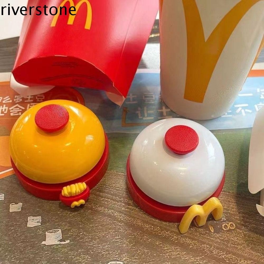 Riverstone กระดิ่งของ McDonald, มือกด Hamburg ร้านอาหาร Order Bell, สุนัขเห่าการฝึกอบรมสร้างสรรค์น่ารักปฏิบัติ Call Bell แขกสัตว์เลี้ยง