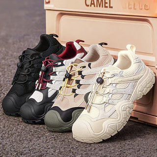 Camel รองเท้าผู้หญิงวิ่งเดินป่ากลางแจ้งรองเท้าพ่อหนา Soled กีฬาปีนเขา