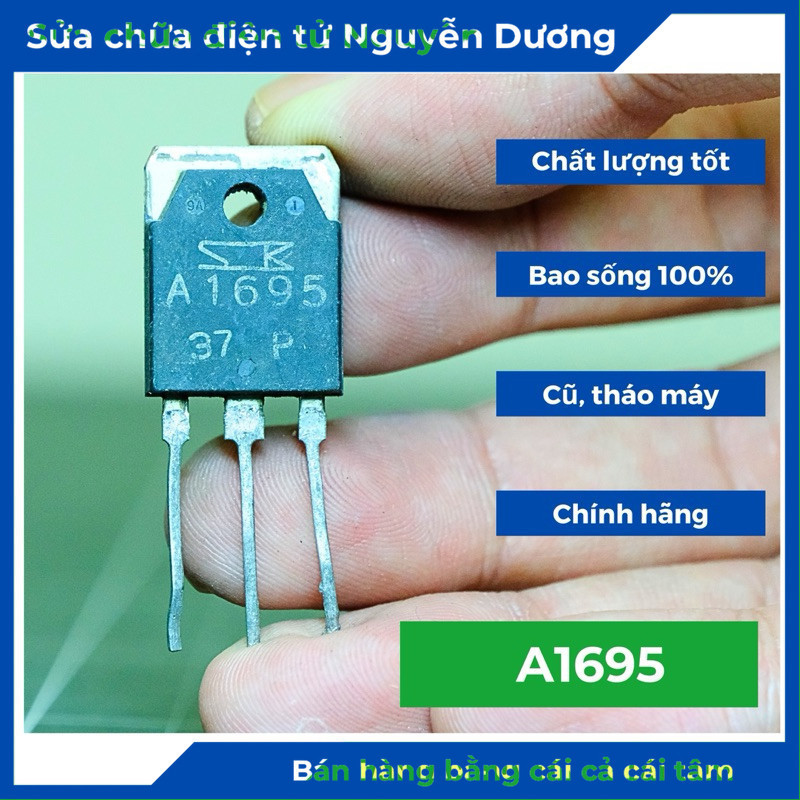 [ ถูก - คุณภาพ ] ทรานซิสเตอร์แท้ A1695 C4468 2SA1695 2SC4468 ถอดประกอบ,