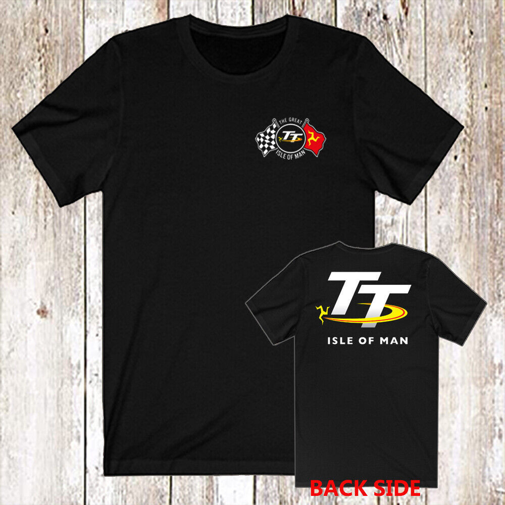The Tt Racing Logo Races เสื้อยืดสีดําผู้ชาย