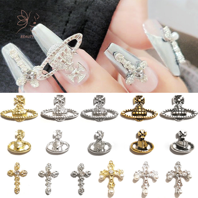 [maybeauty] 10 ชิ้น/แพ็คเครื่องประดับเล็บ DIY เงาเพทายเพชร Rhinestone Charm สําหรับเล็บเพชรอุปกรณ์ {TH}