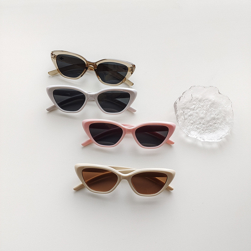Retro Cat Eye แว่นตากันแดดครีมกันแดดแว่นตาขั้นสูง Face แว่นตา