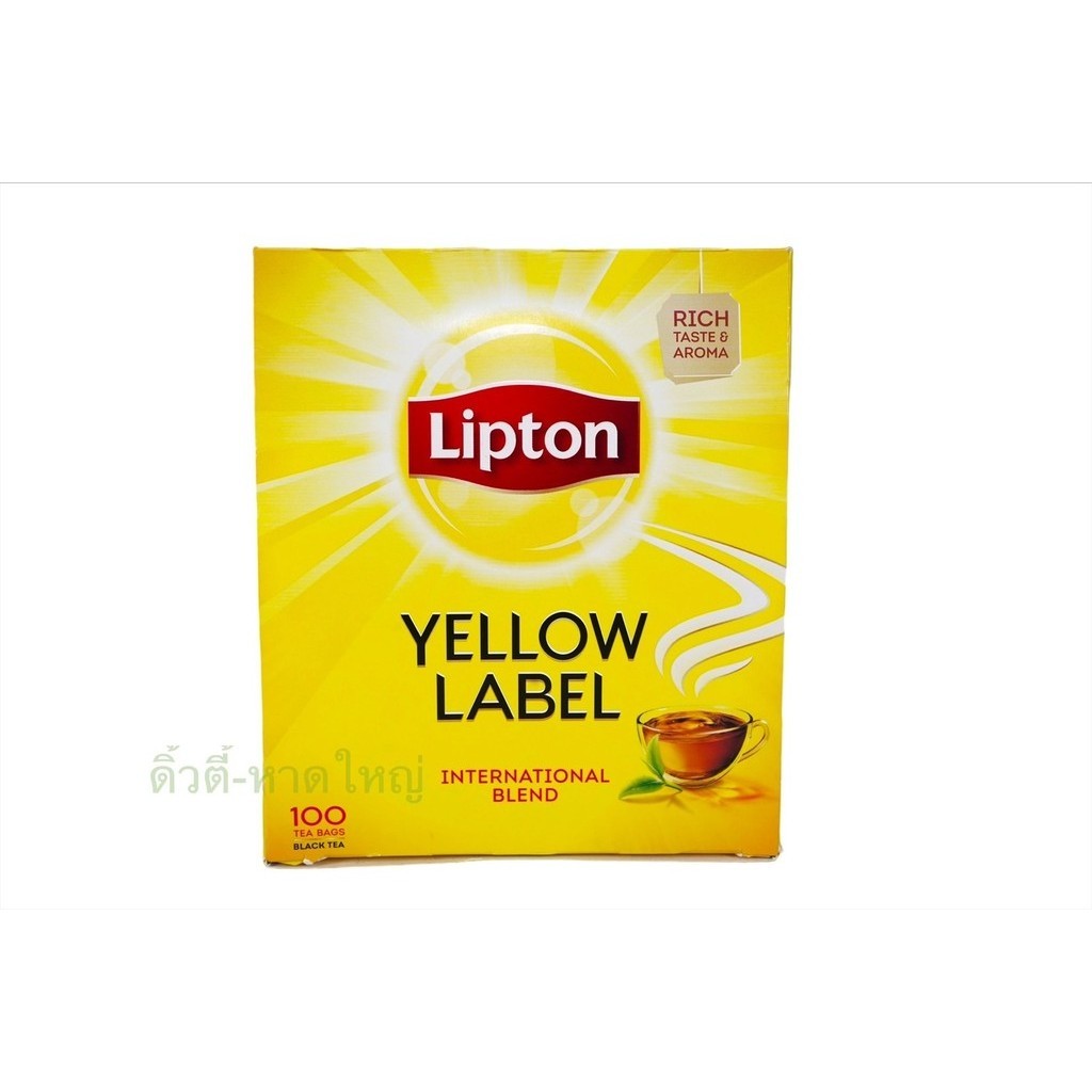 ซื้อ ชาลิปตันชนิด ซอง Lipton Yellow Label Tea  กล่องสีเหลือง 2g×100ซอง(ซองเปลือย) EXP  1/2026