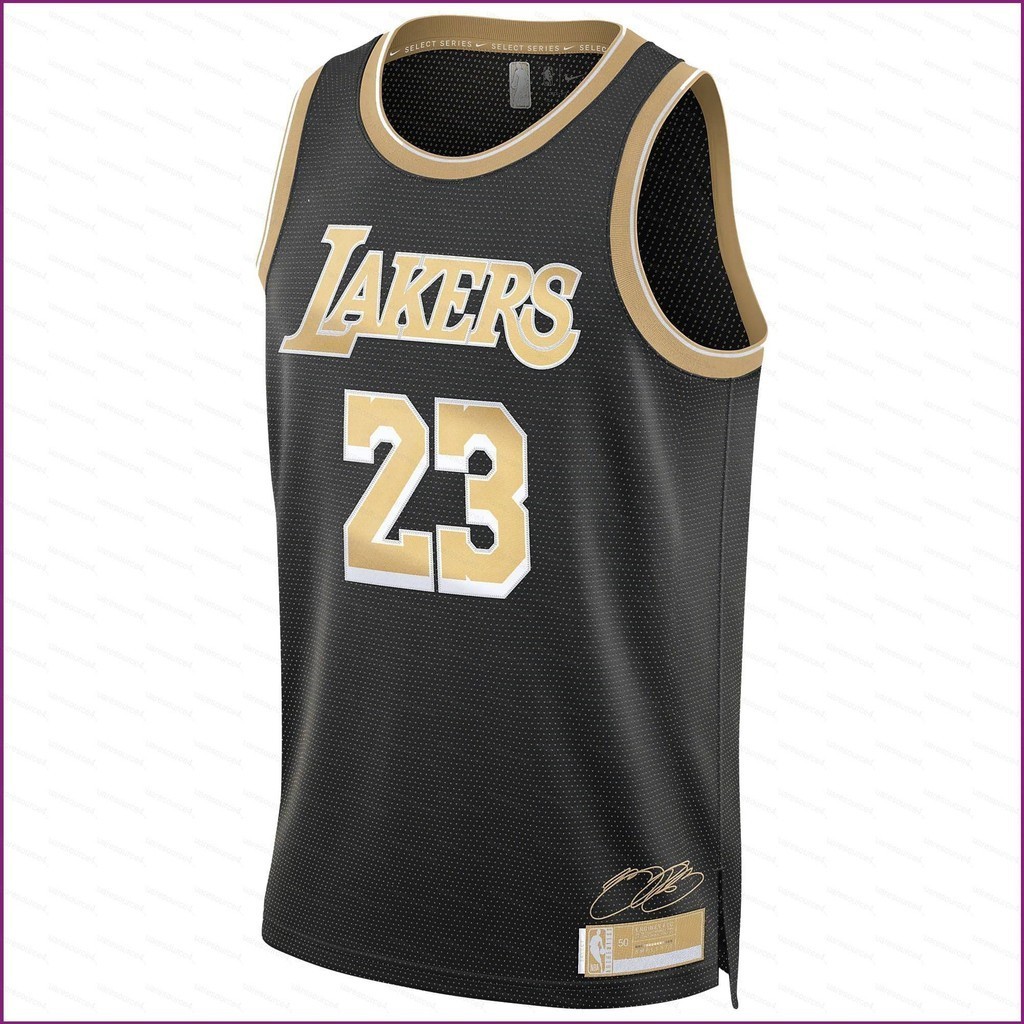 Sq4 NBA LeBron James Jersey Los Angeles Lakers 2024 Select Series Child Adult Plus Size