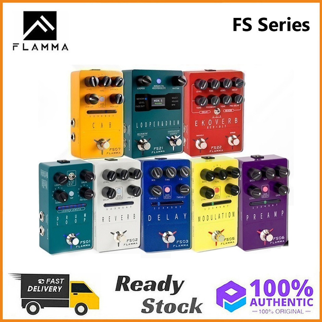 เอฟเฟกต์กีตาร์ไฟฟ้า FLAMMA FS Series ดั้งเดิม