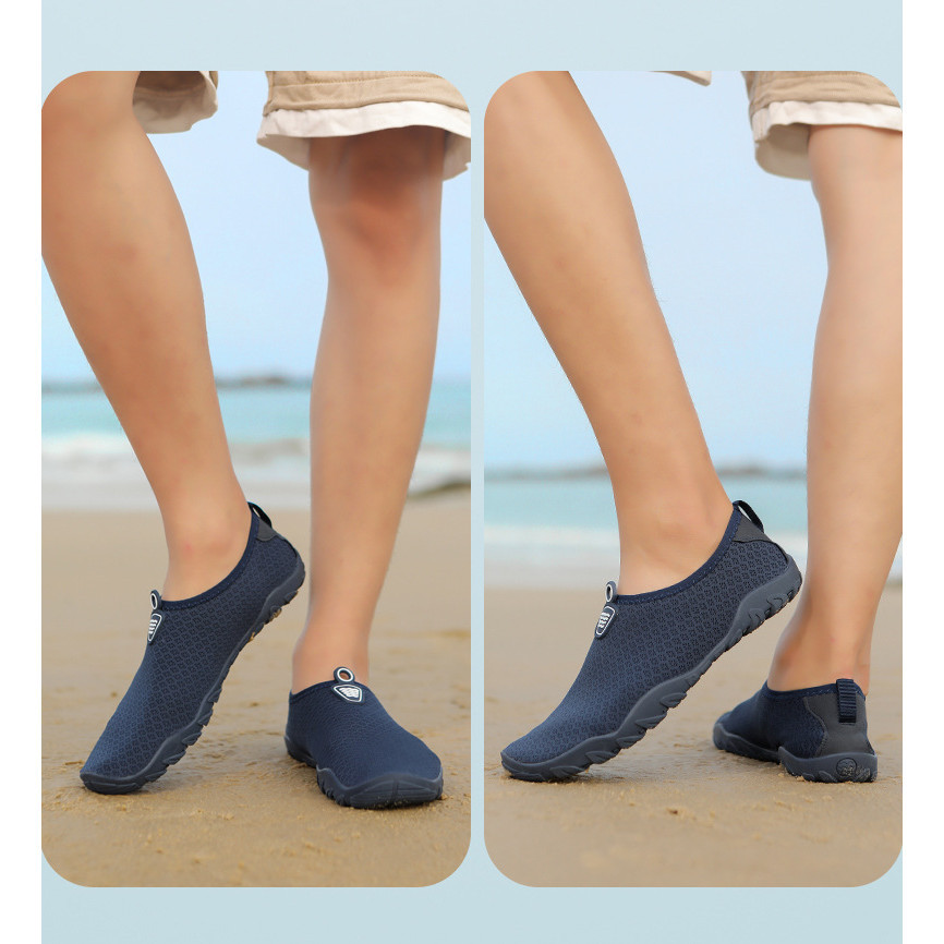 รองเท้ากันลื่นสําหรับเล่นกีฬาในร่มสระว่ายน้ํารองเท้าน้ําแห้งเร็วรองเท้าป้องกันเดินชายหาดพื้นยางใช้สําหรับกีฬาทางน้ําพายเรือท่องตกปลา - รูปที่ 4