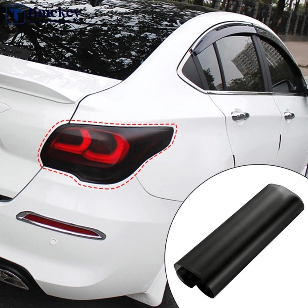 Timekey 30x150 ซม.ไฟหน้ารถหมอก Tint Matte ฟิล์มสีดํา PVC Auto รถโคมไฟฟิล์มสติกเกอร์ตกแต่งสําหรับรถยนต์ฟิล์ม C1R3