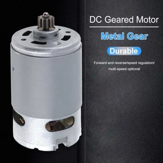 มอเตอร์ DC 12 ซี่ RS550 10.8-25V 21500-29000RPM มอเตอร์แปลง สําหรับสว่านไขควงไร้สาย