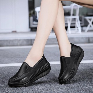 ขนาด35-40รอบนิ้วเท้าต่ําด้านบนลําลองสีทึบรองเท้าลําลองผู้หญิ…