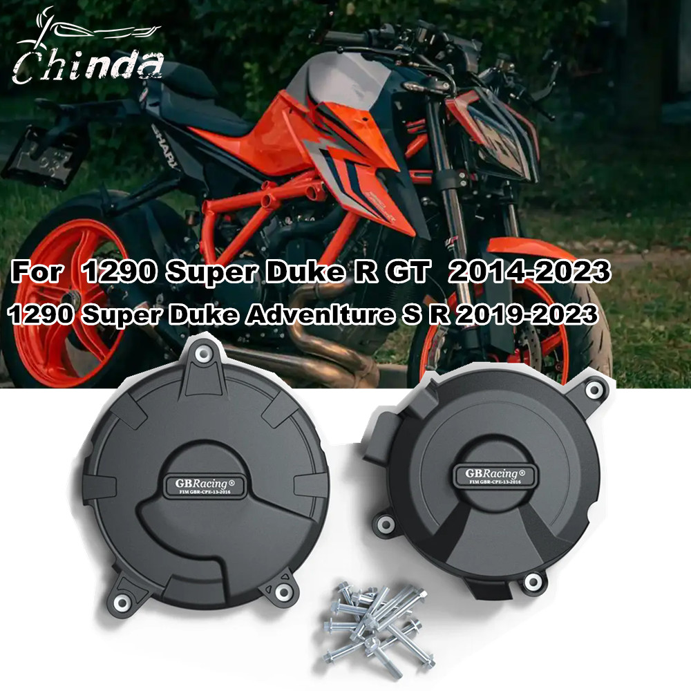 ฝาครอบเครื่องยนต์รถจักรยานยนต์สําหรับ KTM 1290 Super Duke 1290 R GT 2014-2023 / 1290 Super Duke Adve