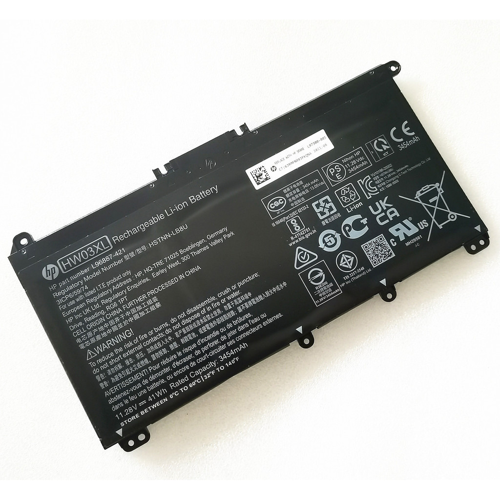 Replacement Hw03xl L97300-005 Battery For Hp 240 245 250 G9 255 G8 G9 11.34v 41wh Notebook Battery