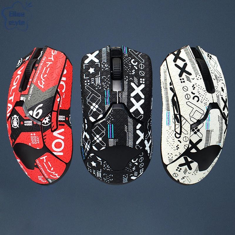 Bluestyle เมาส์ Grip เทปสเก็ตสติกเกอร์ทําด้วยมือลื่นดูดเหงื่อสําหรับ Viper Uitimate Viper 8K เมาส์สติกเกอร์กันลื่นใหม่
