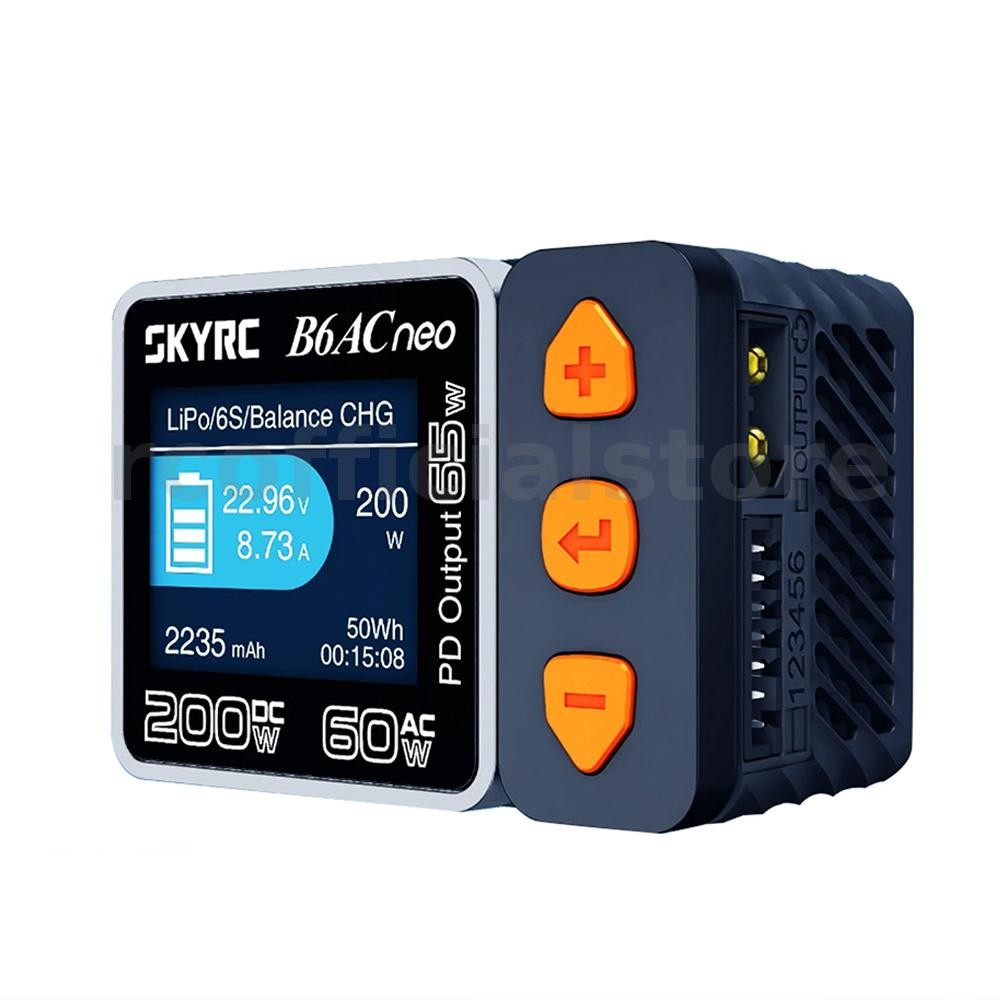 Skyrc B6ACneo Smart Charger DC 200W AC 60W Battery Balance Charger B6AC Neo SK-100200 อัพเกรดสําหรับ