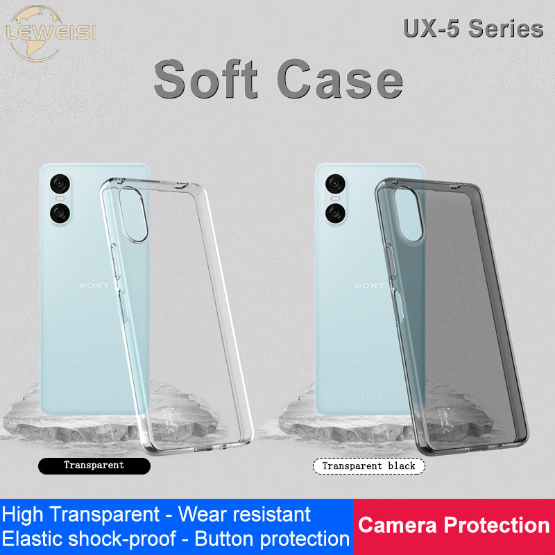 Imak Soft Case สําหรับ Sony Xperia 1 IV 10 IV 1V 10V สี่มุมถุงลมนิรภัย Anti Drop Protection Slim Fit ฝาครอบโทรศัพท์
