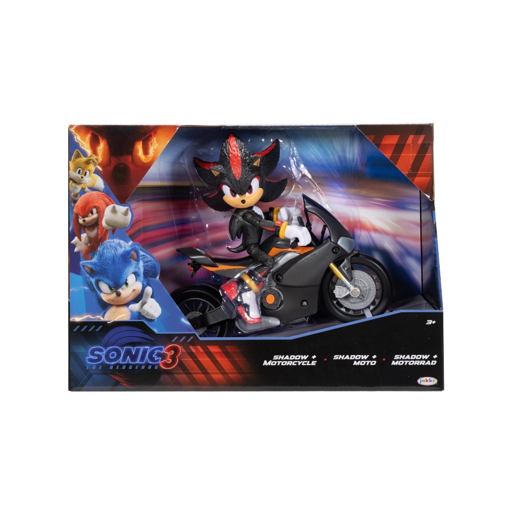SONIC 3 5 INCH FIGURE SHADOW + MOTORCYCLE ฟิกเกอร์