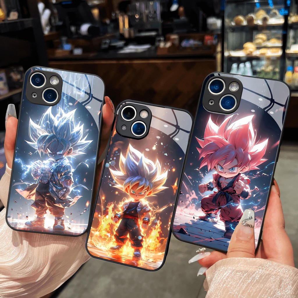 Songoku น่ารักอะนิเมะ dragon ball สําหรับ iPhone 17 16 15 14 13 12 11 8 7 6 6s 6p 7p 8p 6g 7g 8g Pro