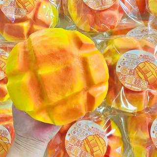 Sugar squishy บันเมล่อนจัมโบ้ ขนาดใหญ่ นุ่มนิ่ม เนื้อดี ชิ้นใหญ่ บีบฟินมาก